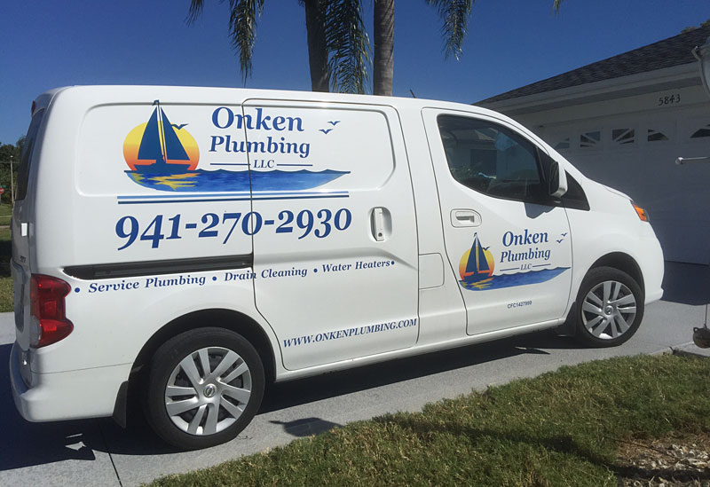 Onken Plumbing, LLC, Plumbing Services Van